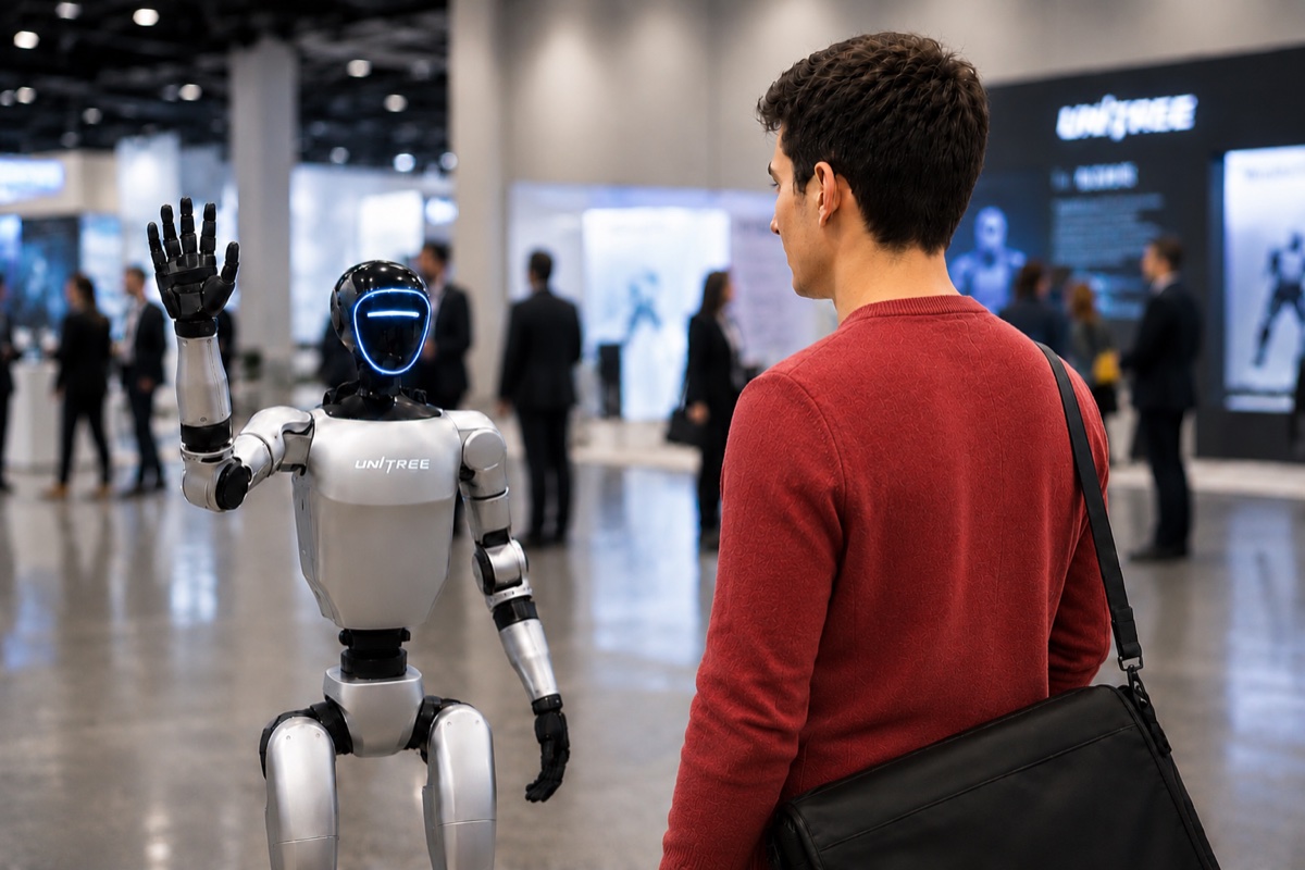 Welcome Recognition, robot verwelkomt deelnemers
